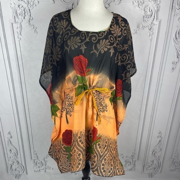 Poncho Swimsuit Coverup - Picture 1 of 3